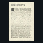 The Original Desiderata Poster by Max Ehrmann<br><div class="desc">The Original Desiderata Poster by Max Ehrmann</div>