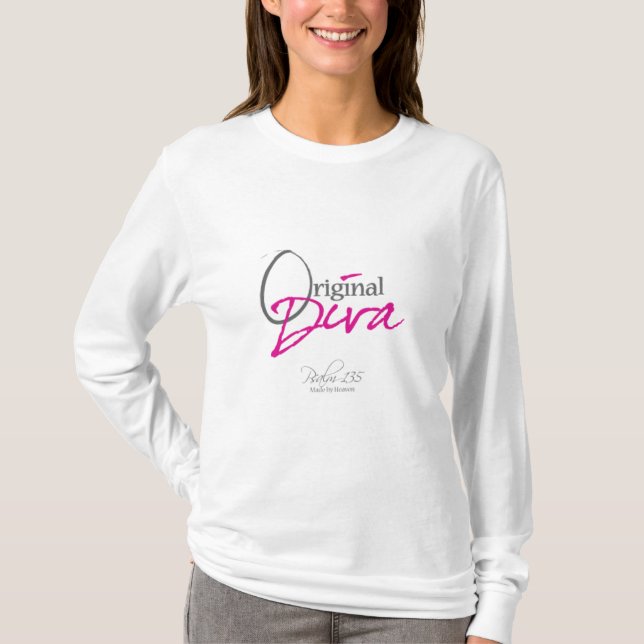 The Original Diva. Psalm 135 T-Shirt (Front)