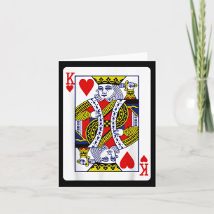 The Original King Of Hearts (suicide King)  Card