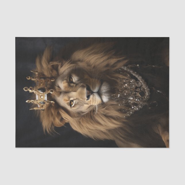 The Original KING of the Jungle Tissue Paper (Front)