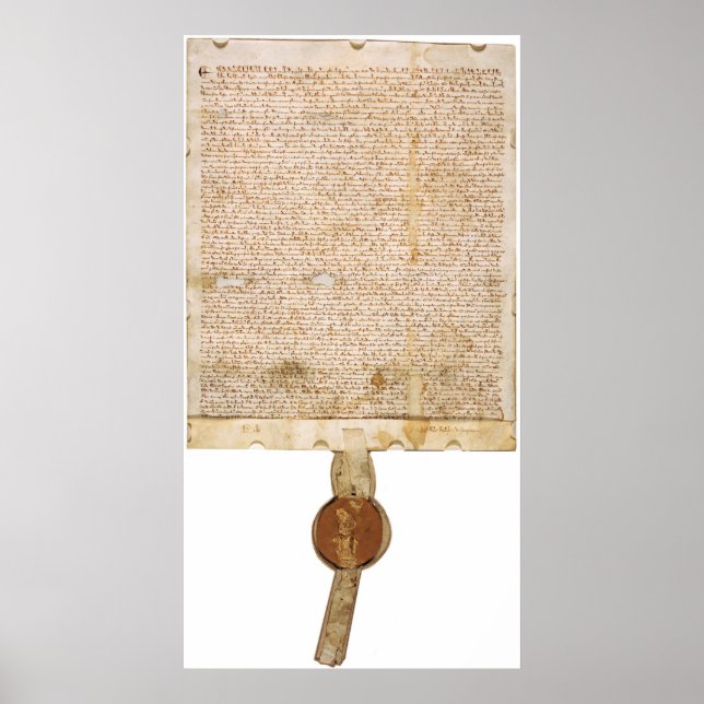 The ORIGINAL Magna Carta 1297 Version Poster (Front)