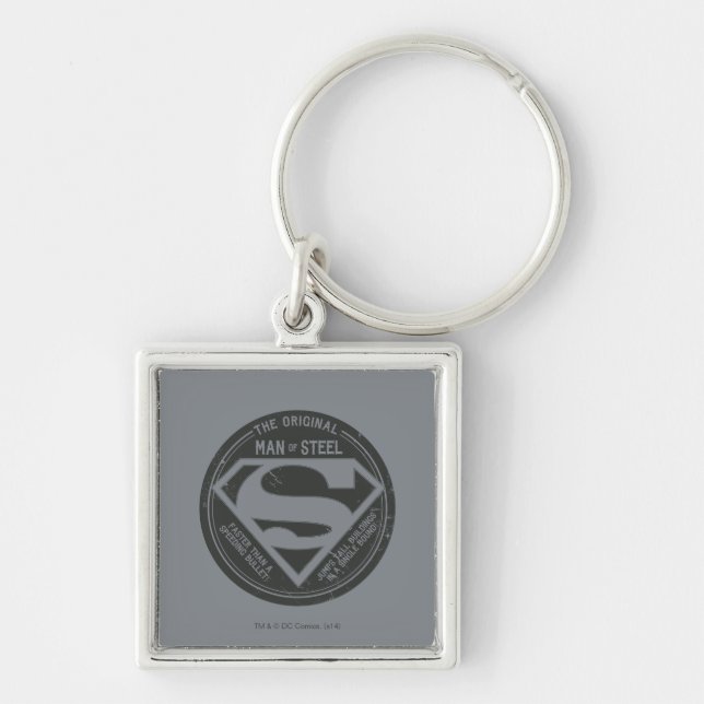 The Original Man of Steel Keychain (Front)