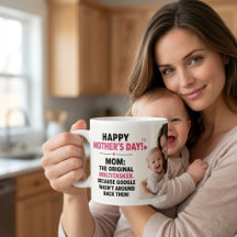 The Original Multitasker,Custom Photo Mug for Mom