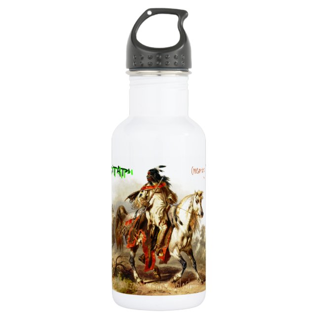"The Original People" 532 Ml Water Bottle (Front)