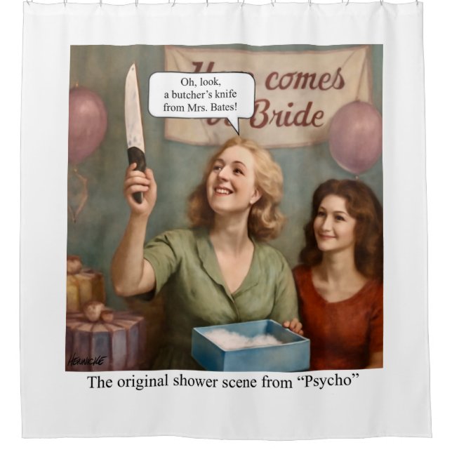 The original shower scene from Psycho. (Front)