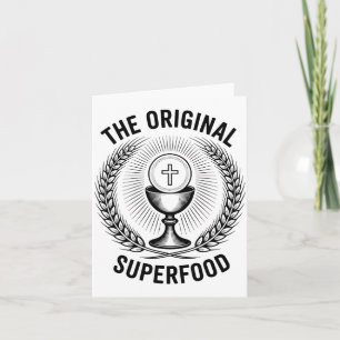 The Original Superfood Eucharist Catholic M Card
