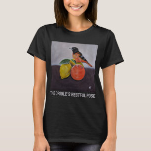 The Oriole's Restful Pose Painting by Alfred Fox T-Shirt