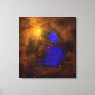 The Orion nebula in the infrared Canvas Print