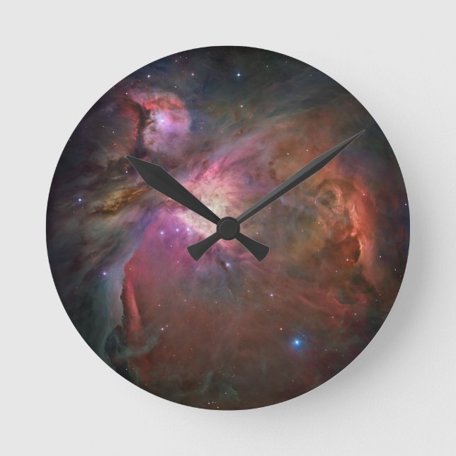 The Orion Nebula Round Clock (Front)
