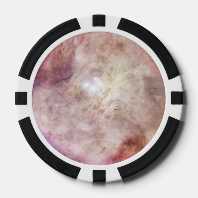 The Orion Nebula's Biggest Stars Poker Chips (Front)