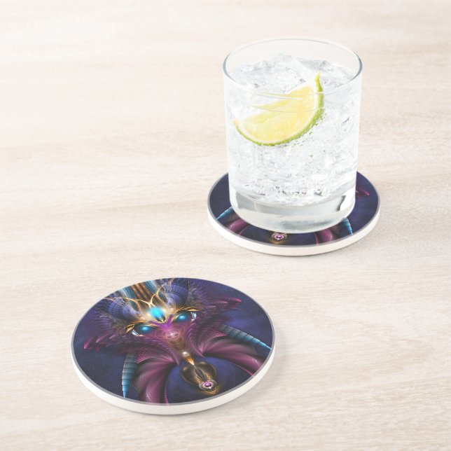 The Orkolon Starfield Coaster (Side)