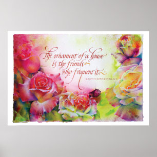 "The Ornament of a House..." Poster