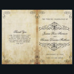 The Ornate Flourish Vintage Wedding Collection<br><div class="desc">The Ornate Flourish Vintage Wedding Collection - Bi-fold Program Templates.</div>