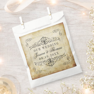 The Ornate Flourish Vintage Wedding Collection Favour Bag