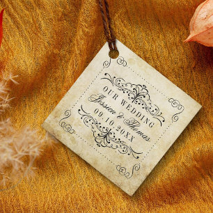 The Ornate Flourish Vintage Wedding Collection Favour Tags