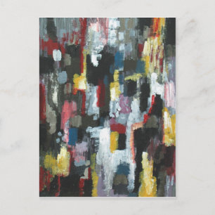 The Other Night ( abstract expressionism) Postcard