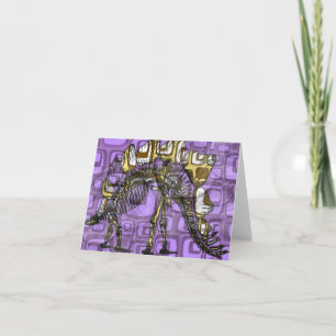 "The other purple dinosaur" note card