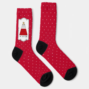 The Other Side - agility funny scared nervous dog Socks