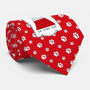 The Other Side - agility funny scared nervous dog Tie