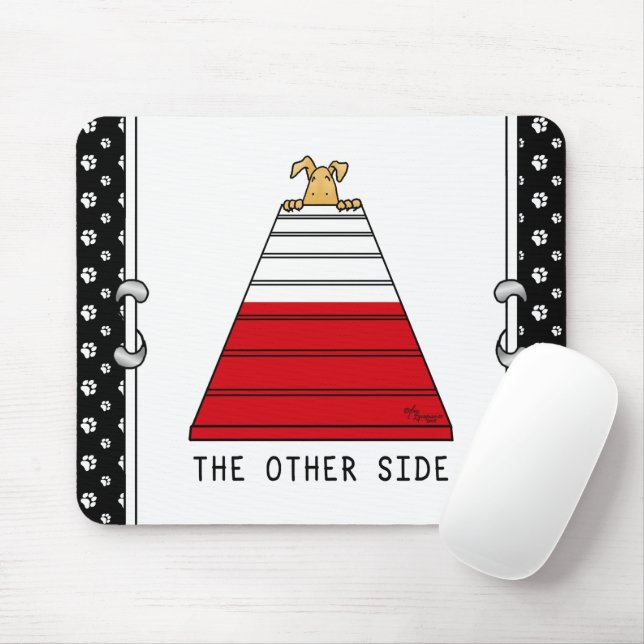 The Other Side - funny dog agility Mouse Pad (With Mouse)