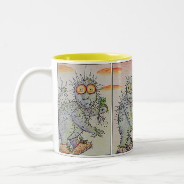 The other theory of evolution Two-Tone coffee mug (Left)
