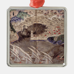 The Ottoman Fleet Metal Ornament