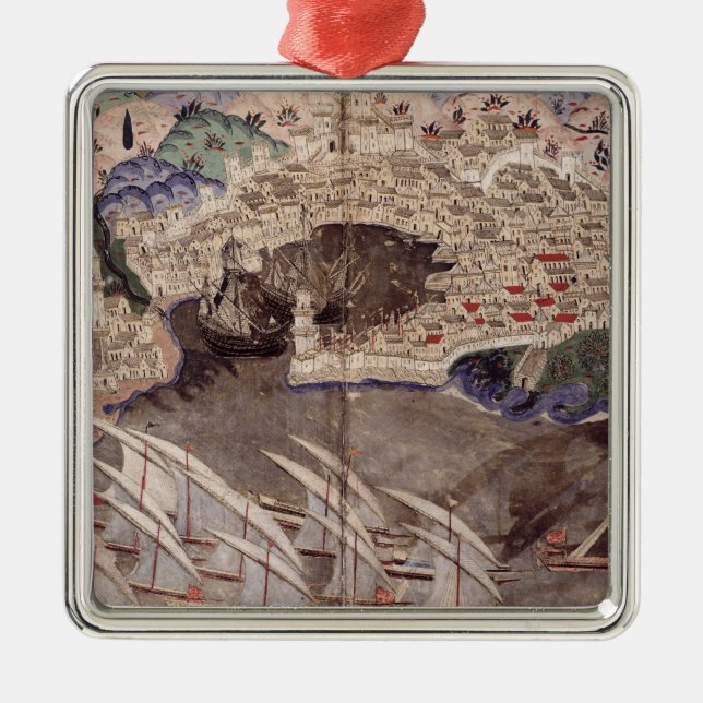 The Ottoman Fleet Metal Ornament (Front)