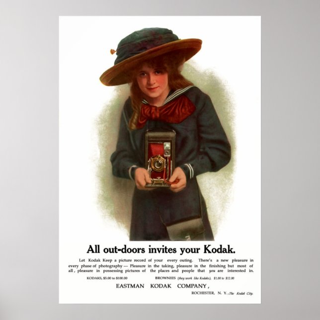 The Outdoor Girl. Circa 1911. Poster (Front)