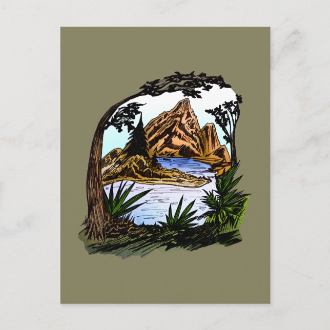 The Outdoors Postcard (Front)