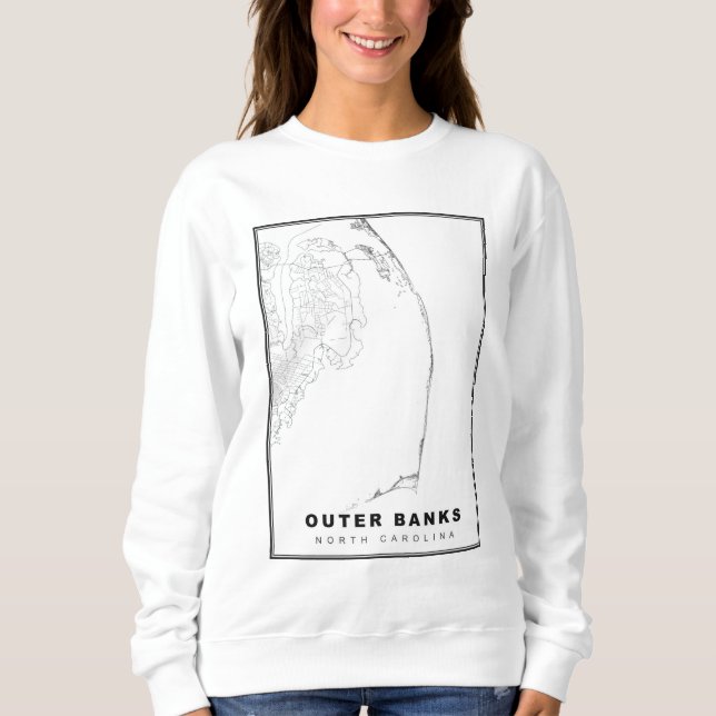 The Outer Banks Map Sweatshirt (Front)