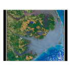 The Outer Banks North Carolina Satellite Poster