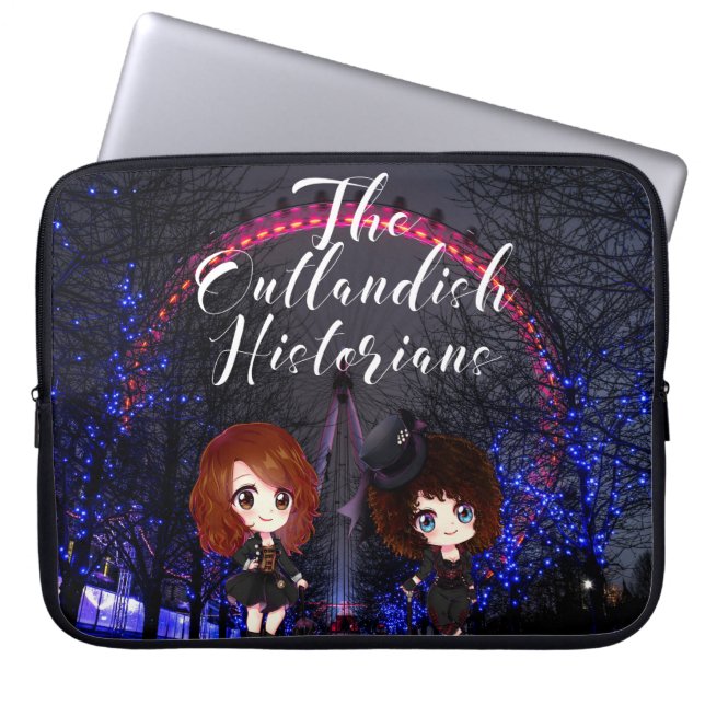 The Outlandish Historians Laptop Sleeve (Front)