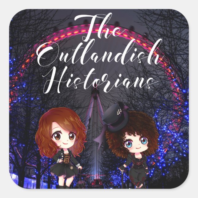 The Outlandish Historians Stickers (Front)