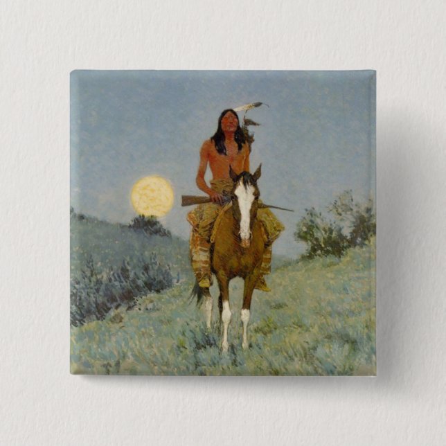 The Outlier 2 Inch Square Button (Front)