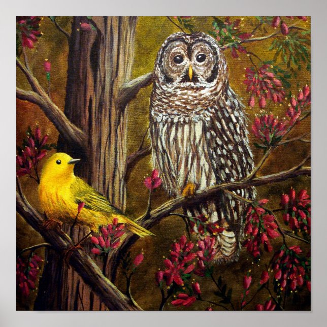 The Owl and the Canary Poster (Front)