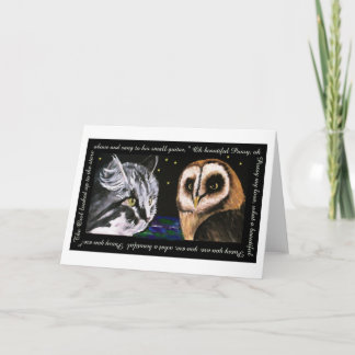 The Owl and the Pussycat - Bonorand Art Card