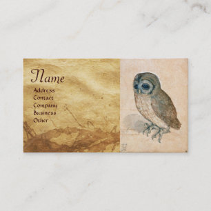 THE OWL Monogram Business Card