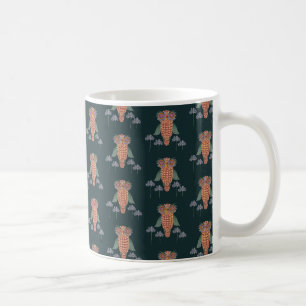 The Owl of wisdom and flowers Coffee Mug