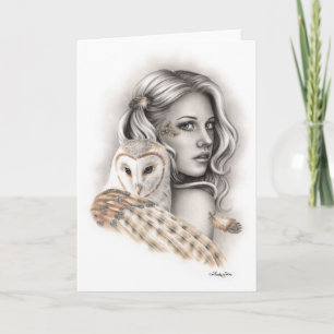 The Owls Greeting Card