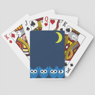 The Owls Playing Cards