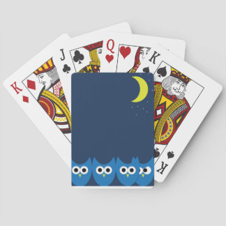 The Owls Playing Cards