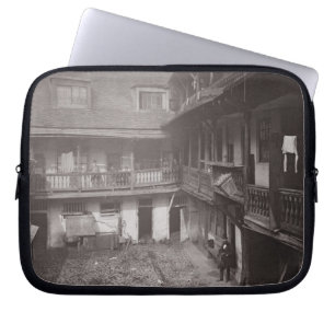The Oxford Arms in Warwick Lane, 1875, from 'Histo Laptop Sleeve