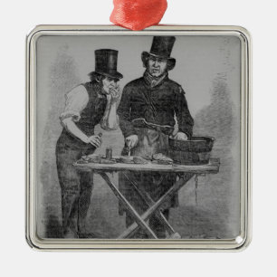 The Oyster Stall Metal Ornament