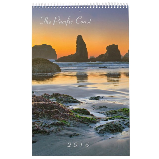 The Pacific Coast 2016 - Seals and Scenics Calendar (Cover)