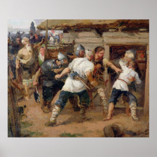 The Pagans killed the first Christians Poster