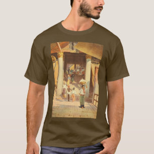 The Pagoda Steps Rangoon Yangon from the book x27 T-Shirt