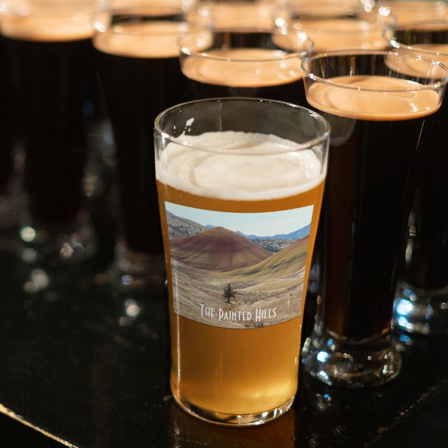 The Painted Hills of Oregon Landscape Photo Glass (In Situ)