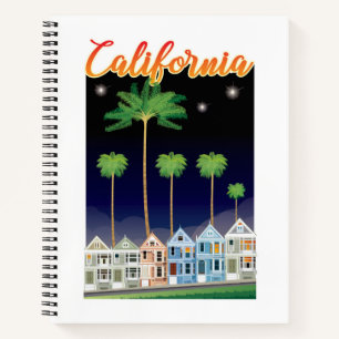 The Painted Ladies at Night San Francisco Notebook