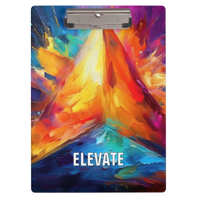 The Painted Pyramid Clipboard (Front)