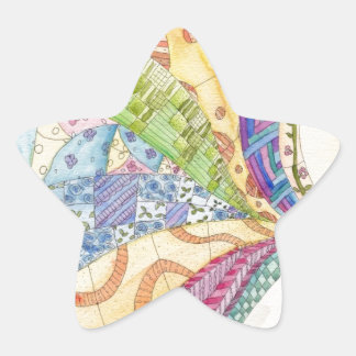 The Painted Quilt Star Sticker